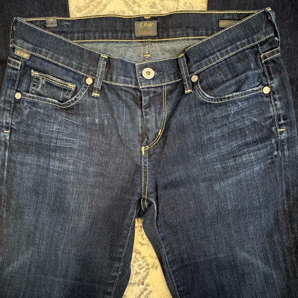 Citizens Of Humanity Dark Blue Kelly Low Rise Jeans - Picture 12 of 15